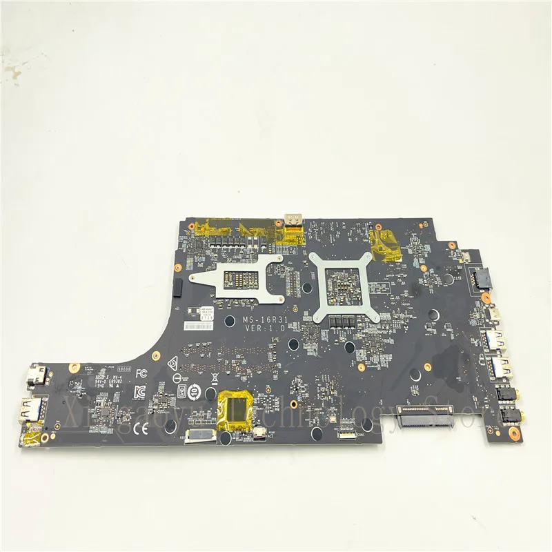 Original For MSI GF63  Notebook Motherboard MS-16R3 MS-16R31 CPU I5-9300H I7-9750H N18P-G0-MP-A1 DDR4 100% Test Work