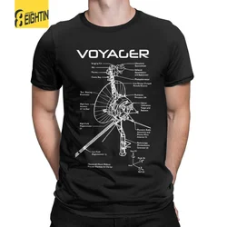 Men's Voyager Program Interstellar Spaceship T Shirt Sci Fi 100% Cotton Clothing Short Sleeve O Neck Tee Shirt Summer T-Shirt