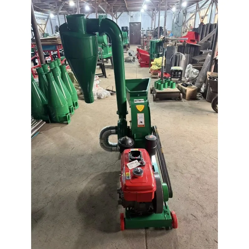 Feed Hammer Mill Feed Hammer Grinder Maize Corn Grain Crusher Corn Grinding Machine Maize Milling Machine 1000kg/hour