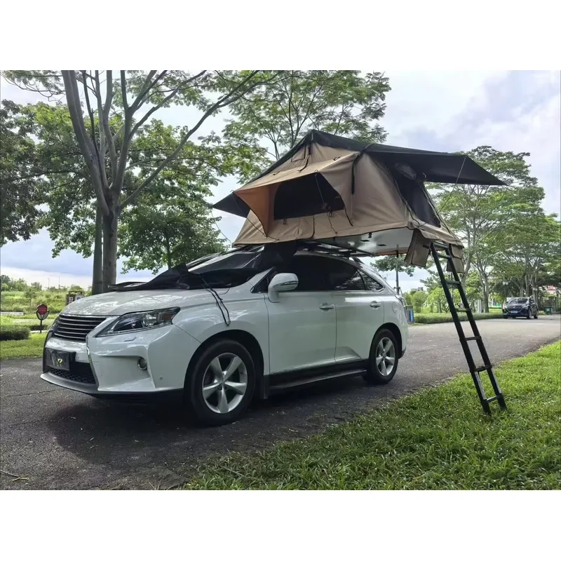 Waterproof 3-4 Person Extended Type Outdoor Car Camping Soft Shell Roof Top Tent 4x4