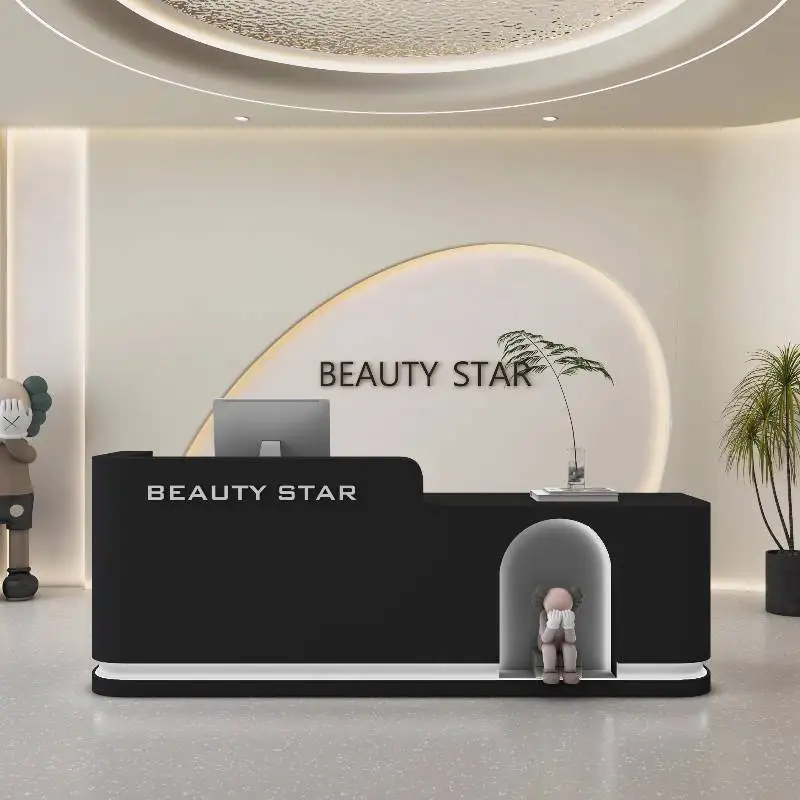 Drawers Storage Reception Desks Vintage Black Corner Classic Reception Desks Luxury Modern Mostrador Recepcion Office Furniture