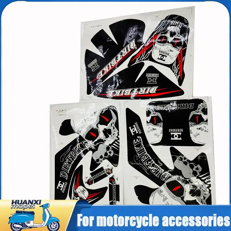 Plastic Decals Sticker Graphics Kit for CRF70 XR70 Dirt Bike SSR 110cc 125