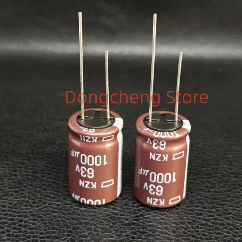 5-50PCS NIPPON NCC KZN Series 105 Degree 63V1000UF 1000uF 63V 16X25mm High-frequency Low-resistance Electrolytic Capacitor