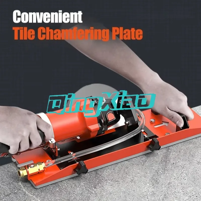 Handheld Electric Tile Chamfering Machine 45 Degree Angle Bevel Cutter Dustless Mitre Tool For Porcelain Marble Seamless Corner view 2