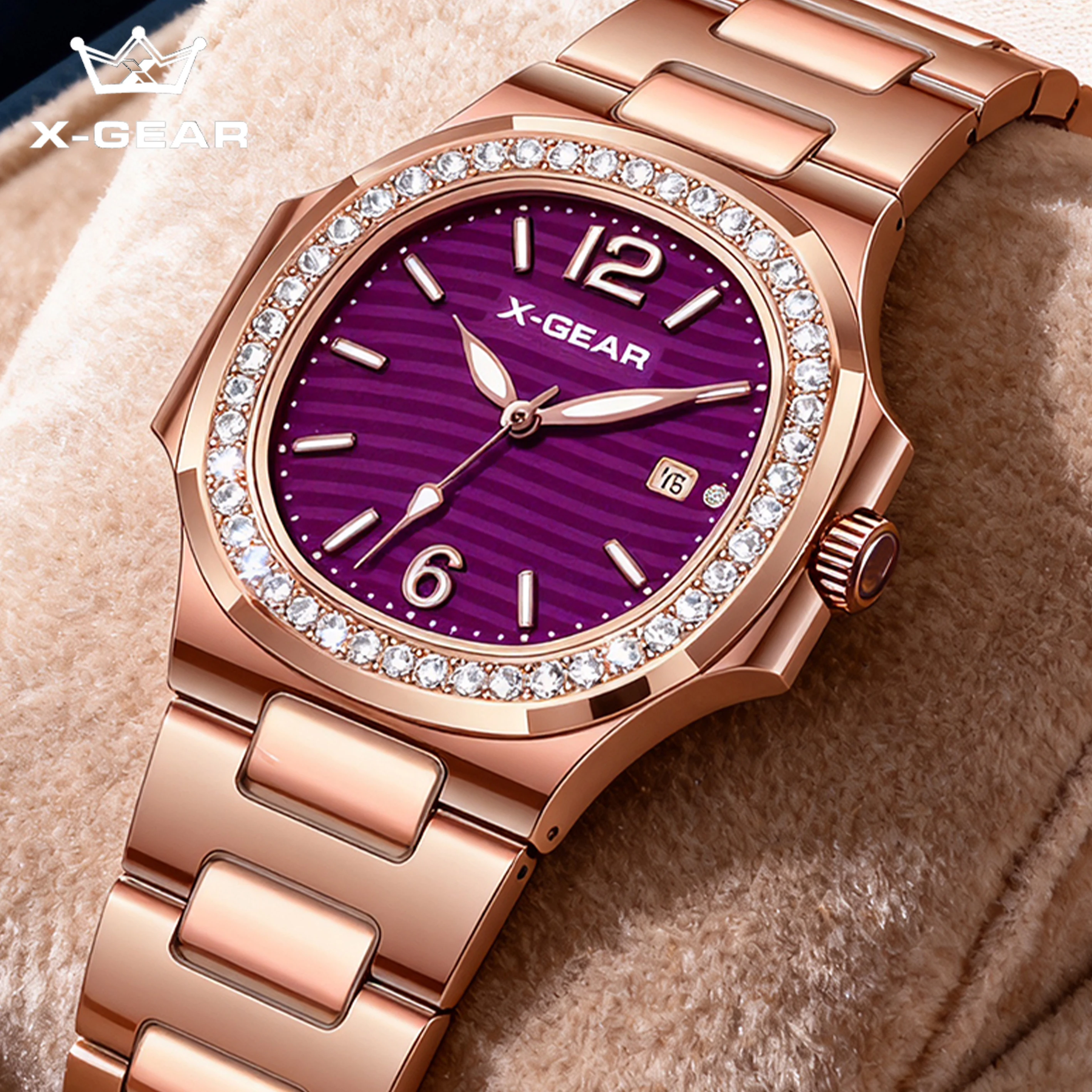 Luxury X I Watch - Luxury Square Women's Quartz Watch Stainless