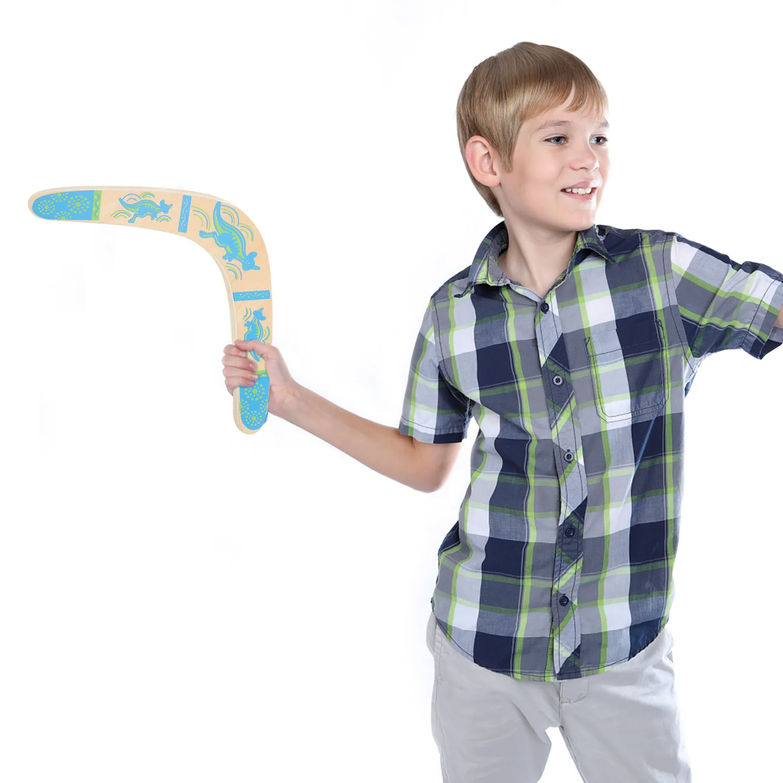 

3Pcs Wooden Kids Boomerangs Outdoor Sports Flying Throw Catch Exercise Recreation Fun Kids Sports Outdoor Safe Toy