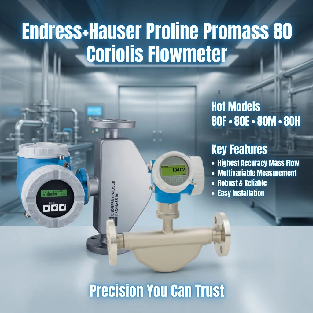 &* Endress Hauser Promass 80E 8E5B 8E3B 83F 8F1B 8F2B Series Coriolis Mass Flowmeter E+H Flow Meters Factory Supplier Price 8E3B