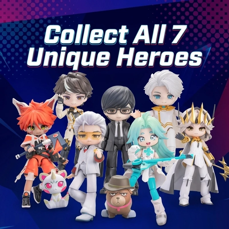 

In Stock Original Nova Arts Genuine Tobe Hero X Trust Sequence Q Version Movable Action Figure Blind Box Tobe Hero Mystery Box