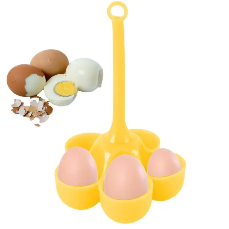 Egg Boiler Holder Heat-resistant Cooker Silicone Egg Steamer Tray With 5 Grids Egg Poaching Boiling Cooker Rack Kitchen Gadget