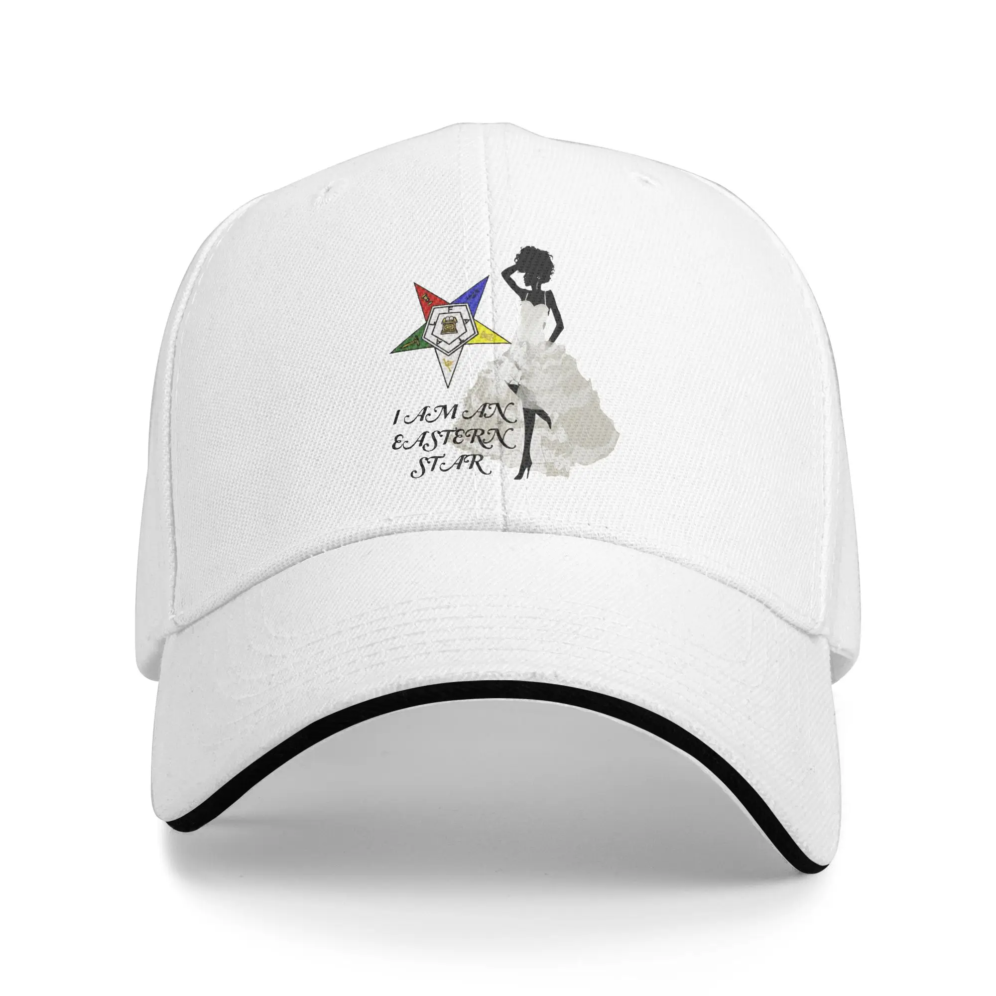 OES Order Of The Eastern Star Logo Sistars Freemason Sun Baseball Cap  Summer y2k Trucker Hat For Female Male Baseball Caps