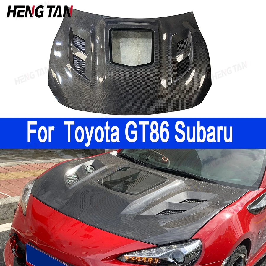 

For Toyota GT86 Subaru BRZ Carbon fiber engine cover carbon fiber engine cover Replace the installation The hood of an automobil