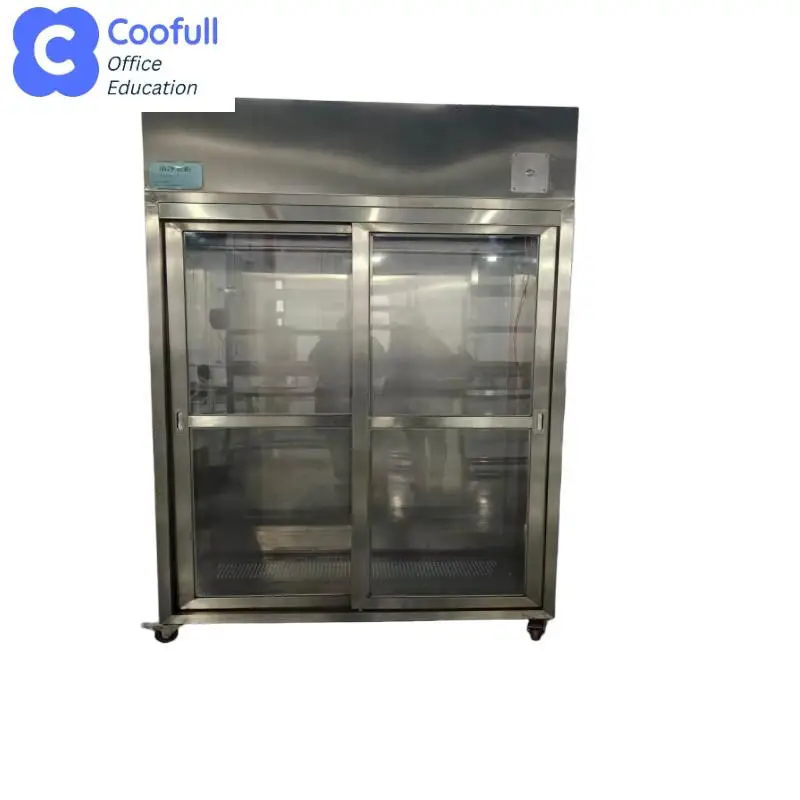 COOFULL New GMP Compliant Modular Design Cleanroom Wardrobe HEPA Filter 304 Stainless Steel Construction Efficiency for Hospital