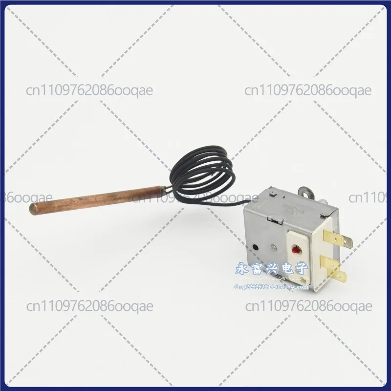 for WK-R17A Marine Equipment Thermostat 220V 90°C Automatic Reset Temperature Limiter D-shaped Shaft 80cm Cable Energy Regulator