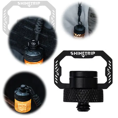 행잉 라이트 후크 1/4 스레드 캠핑 라이트 홀더 끈 휴대용 라이트 행거 라이트 카메라 스피커에 대한 다기능