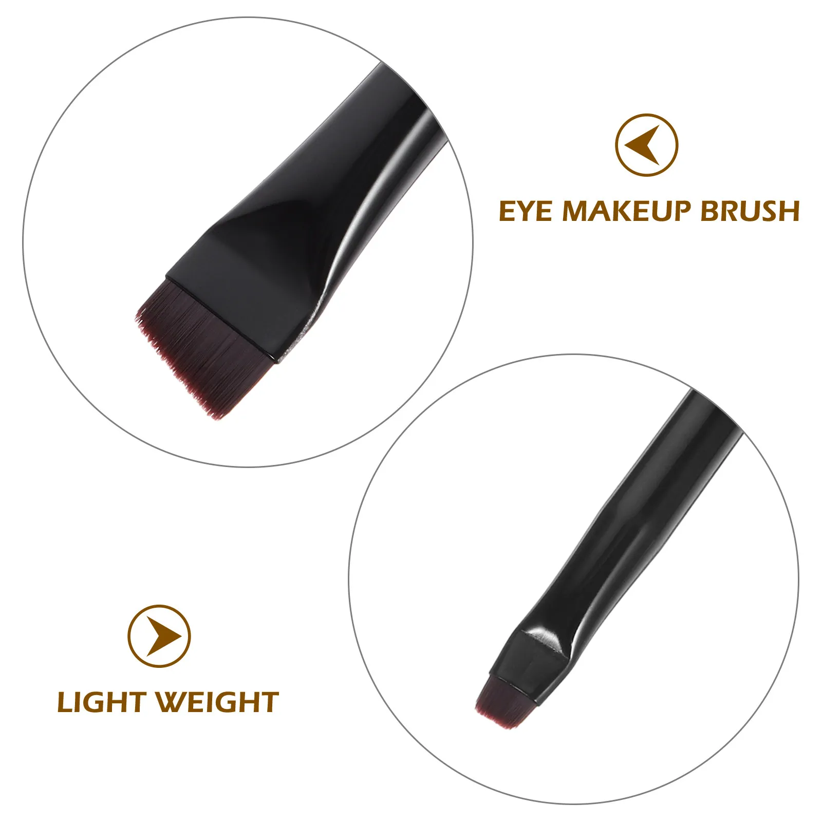 16 ชิ้น แปรงอายไลเนอร์ ชุดแปรงแต่งหน้าแบบแม่นยำ ขนแปรงนุ่มอ่อนโยน เครื่องมือแต่งหน้ารอบดวงตาแบบพกพาขนาดเล็กสำหรับผู้หญิงอายไลเนอร์