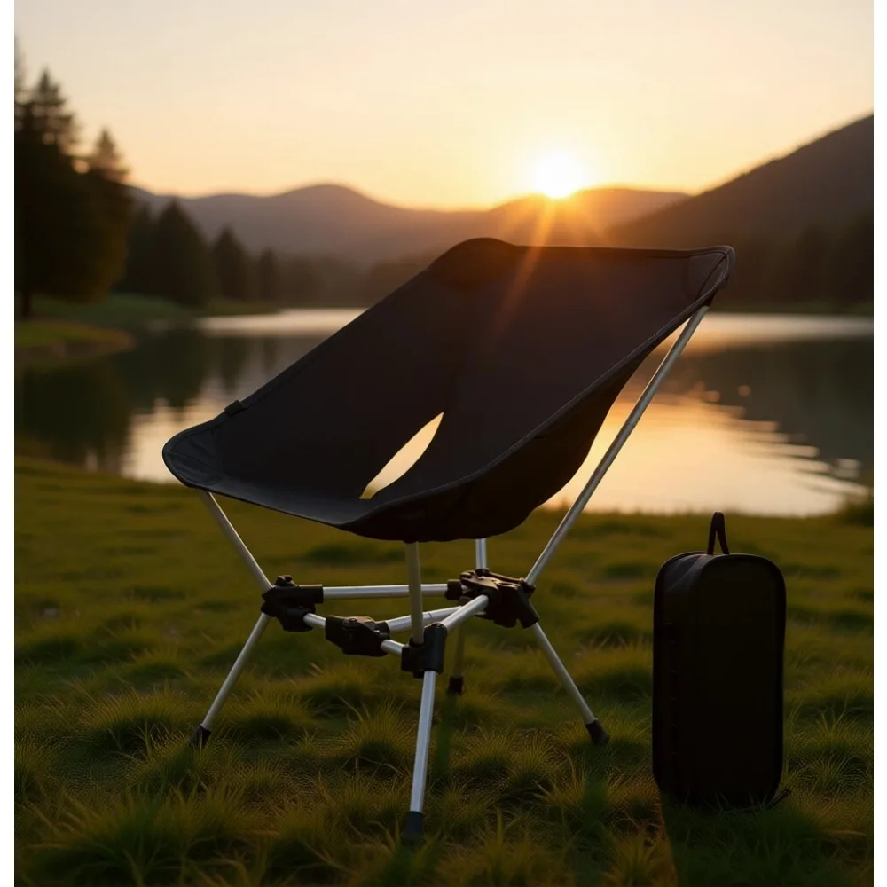 

Сверхлегкое компактное складное кресло для кемпинга, походов, пикников и пляжа, выдерживает до 150 кг