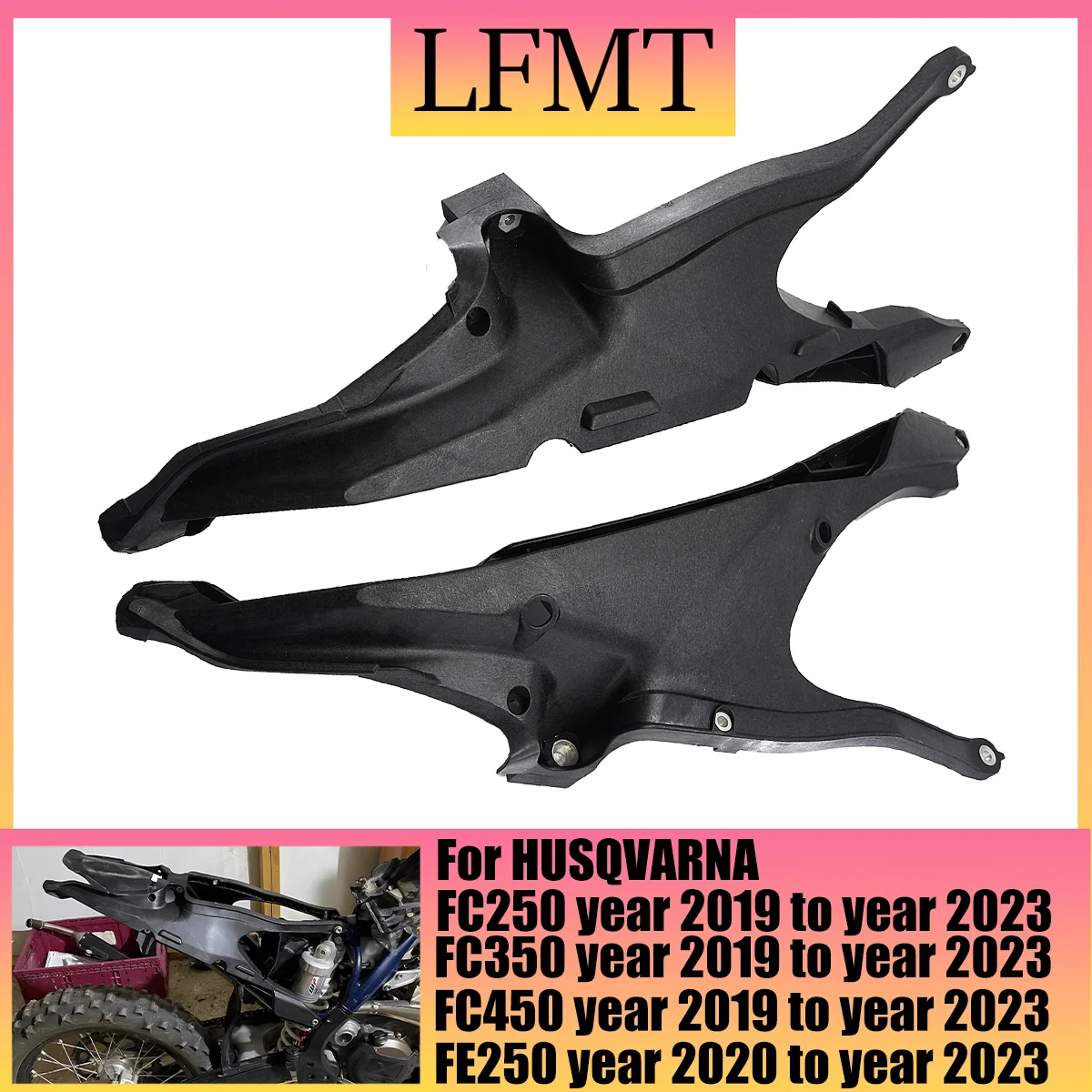 오토바이 강화 서브 프레임 뒷좌석 지지대 프레임 테일 스톡 마운트, HUSQVARNA FC FE FS FX TC TE TX 2019-2021 2022, 2023 신제품 