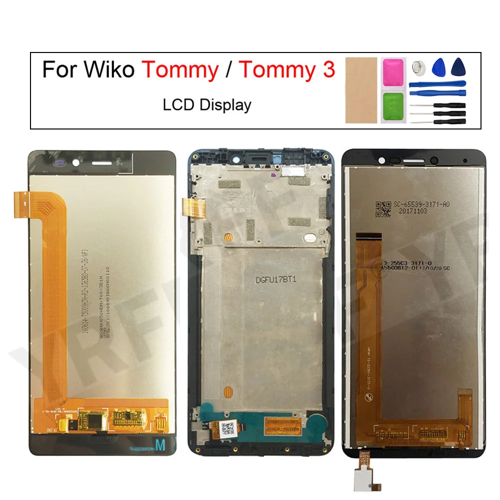 

For Wiko Tommy 3 W_K600 Screen LCD Display+Touch Screen Digitizer Assembly Panel Sonsor Replacement Repair