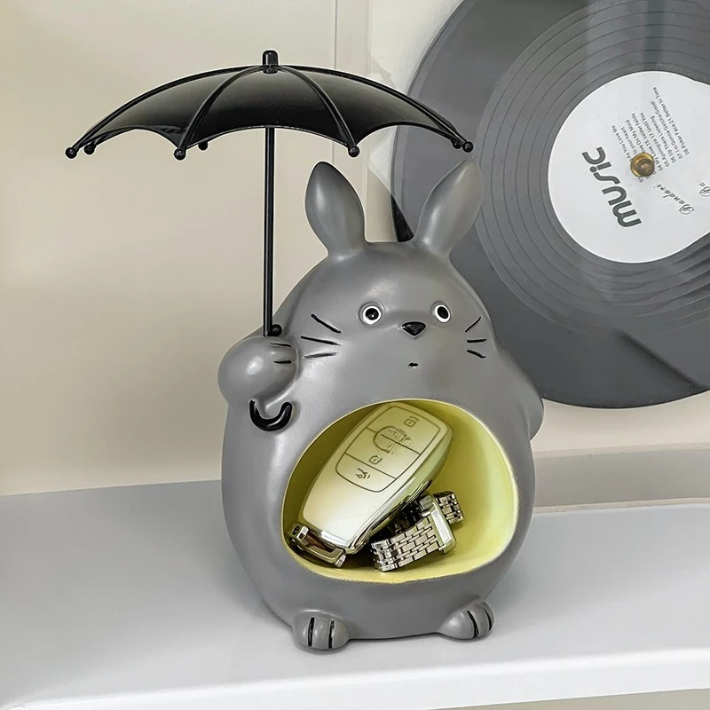 Figurka Mój Sąsiad Totoro, urocza ozdoba do przechowywania, do salonu, sypialni, figurka anime, model, prezent urodzinowy dla dzieci