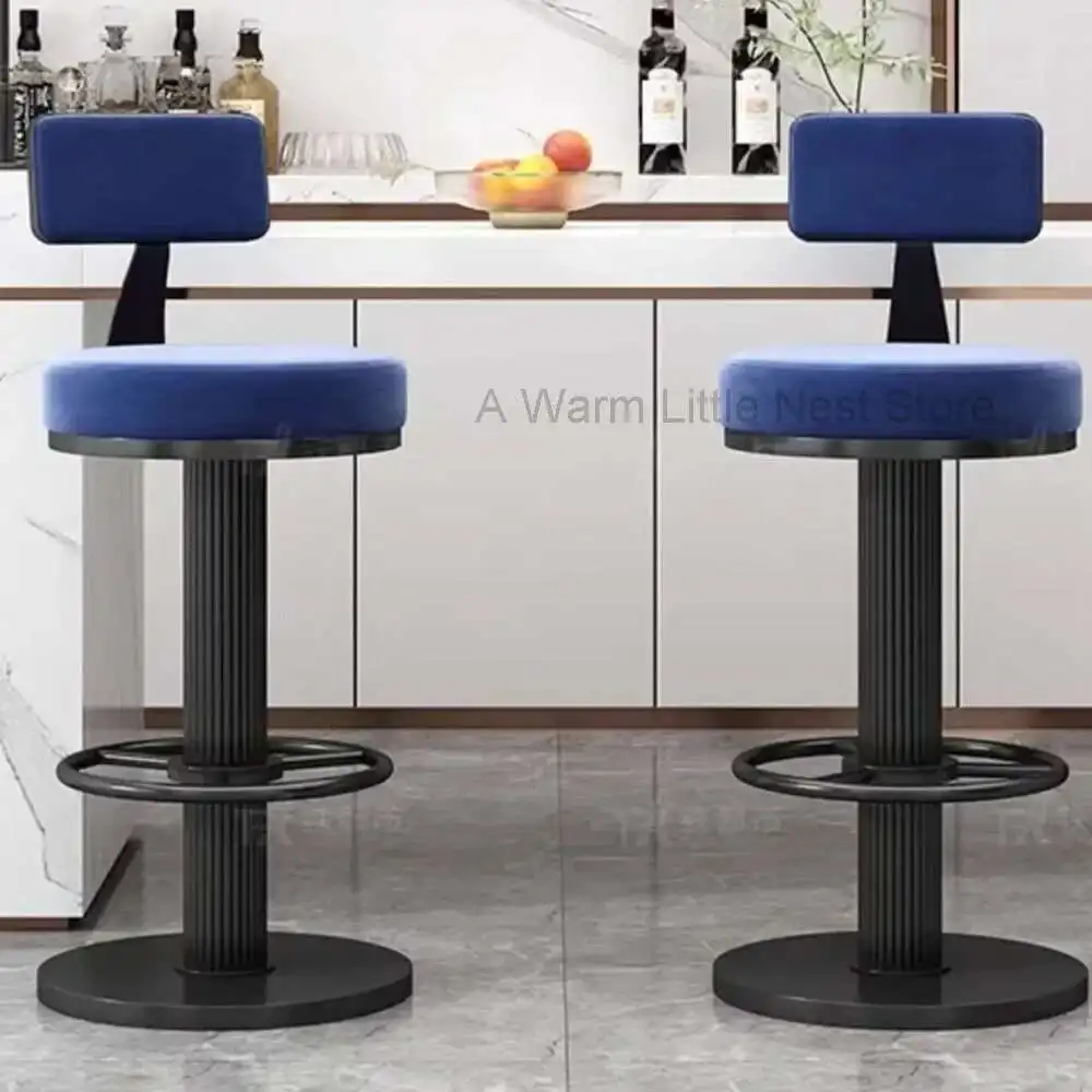 

Modern Swivel Bar Stools Adjustable Gaming Mid Century Bedroom High Chairs Minimalist Fashion Tabourets De Bar Indoor Furniture