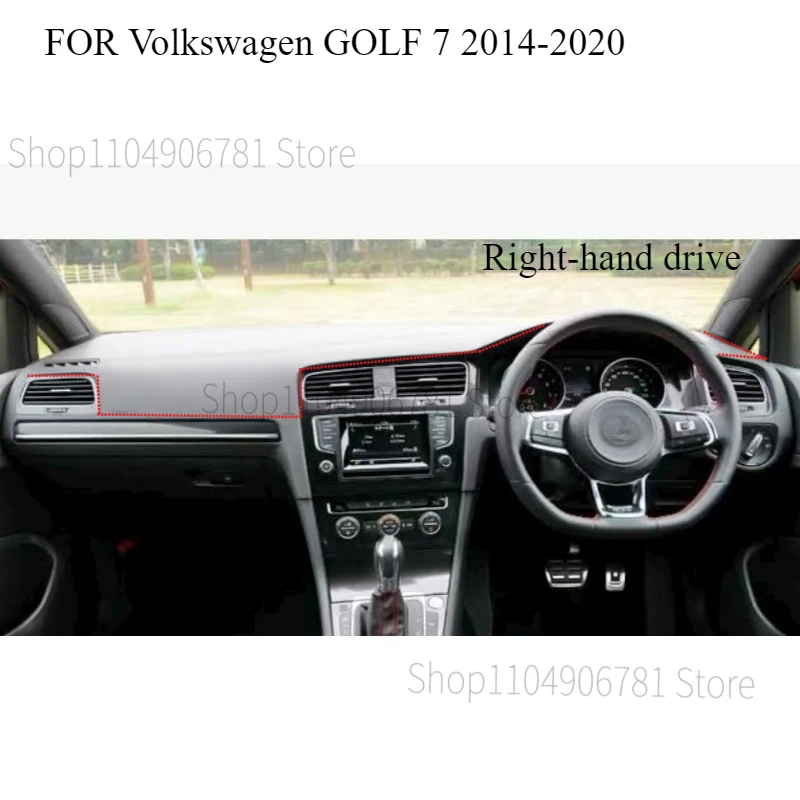 

FOR Volkswagen GOLF 7 2014-2020 Right-hand drive Car Dashboard Avoid light Pad Platform Cover Mats Carpets Accessories