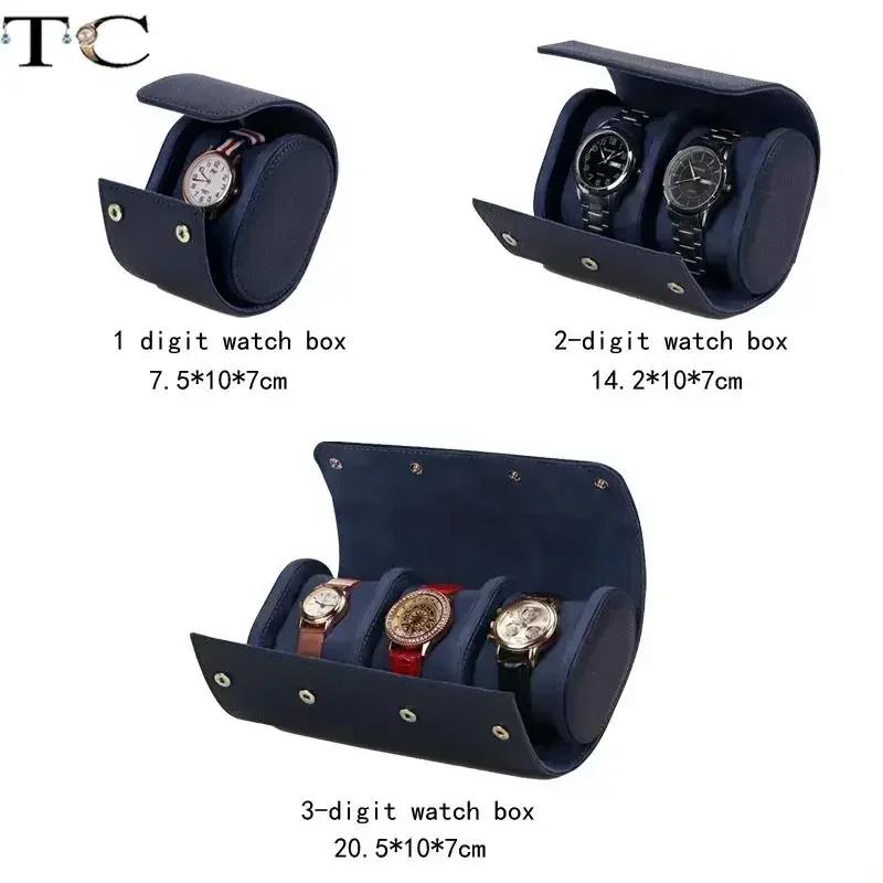 i-SB22 High Quality Pu Leather Microfiber Watch Pillow Storage Box Mechanical  Dustproof  Bag