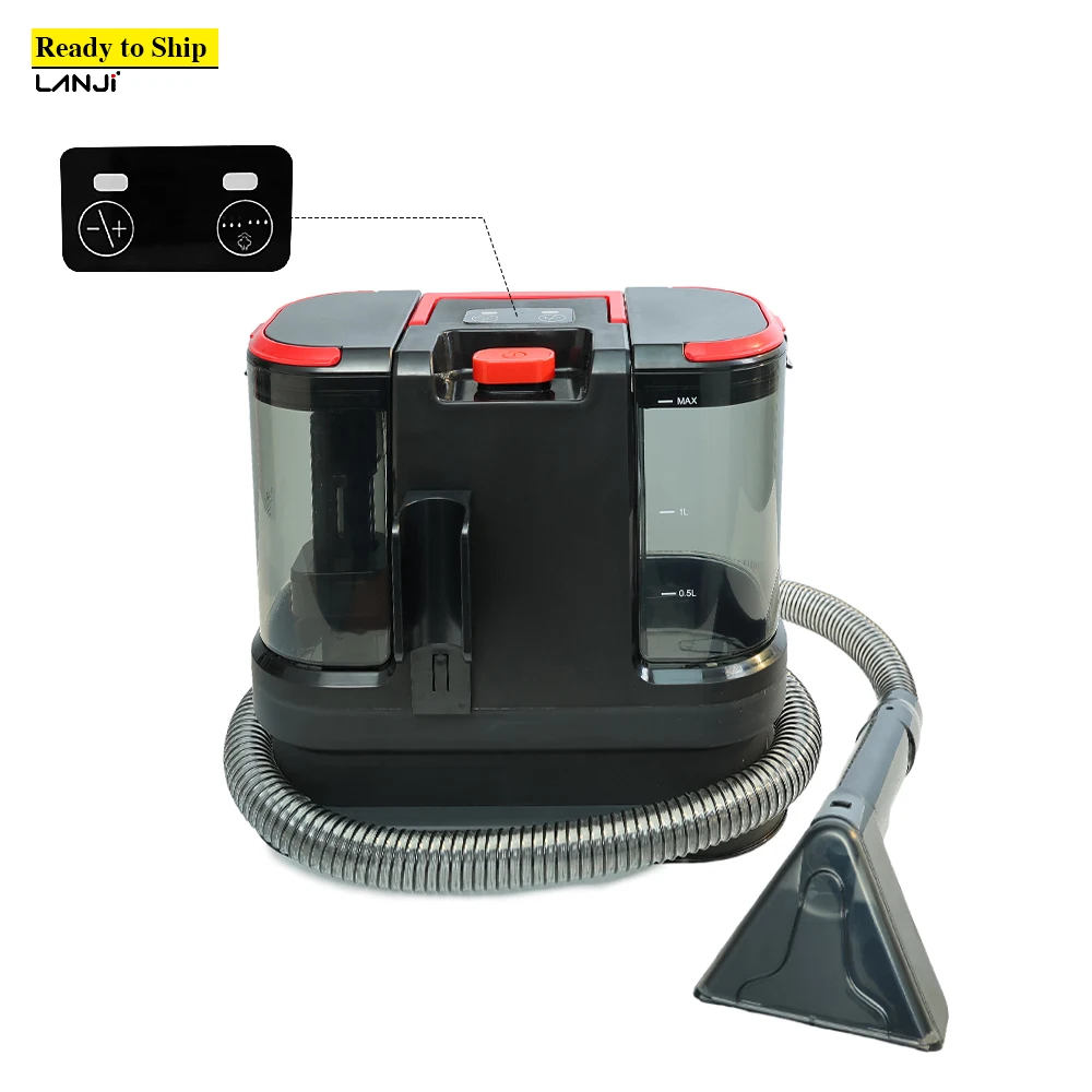 RTS M332C 90°C Hot Steam Carpet Cleaner 12kPa Strong Suction 3-in-1 Modes Wet & Dry Function Bagless for Home & Hotel Use