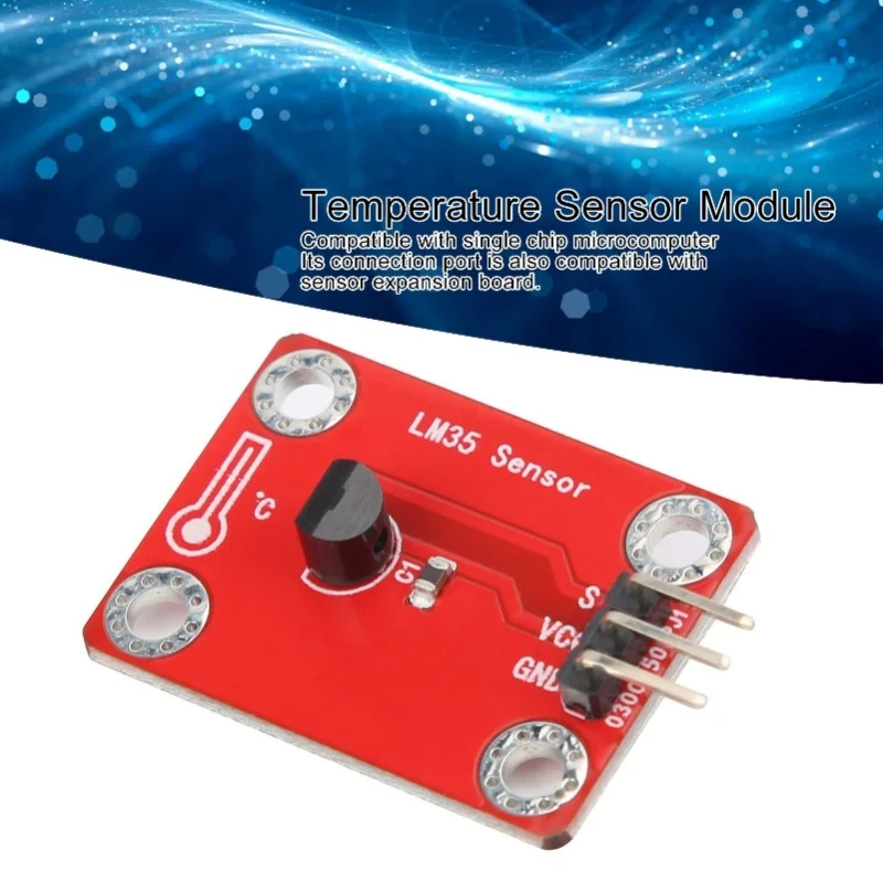 LM35 Temperature Sensor Module DIY Sensor Module Compatible For Microbit 3.3V-5VDC