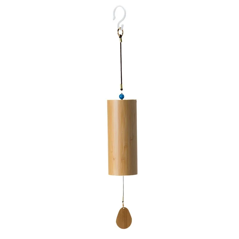 For Hand Cranked Chord Wind Chimes, Courtyard Outdoor Yoga Wooden Interior Decoration