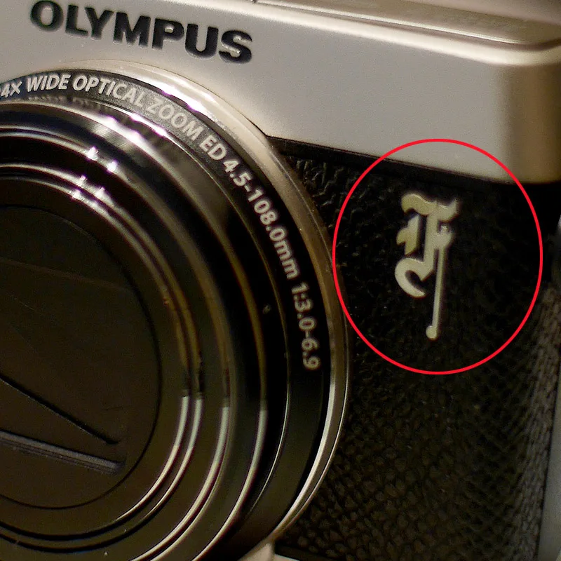 5pieces Metal F Logo Sticker Camera Decoration Nameplate  Badge for Olympus Olympus PEN Camera