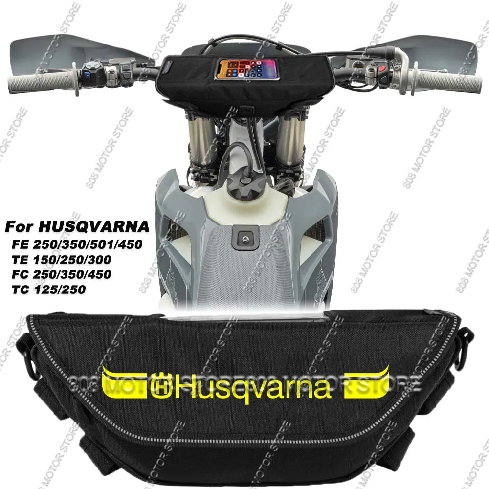 For Husqvarna FC FE TC TE Motorcycle accessories tools bag Waterproof And Dustproof Convenient travel handlebar bag