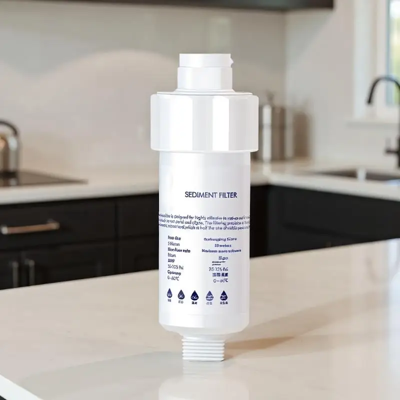 家庭用浄水器、シャワーヘッド、洗濯機、トイレフィルターコア、小型プレフィルター、交換可能なコア、PP綿