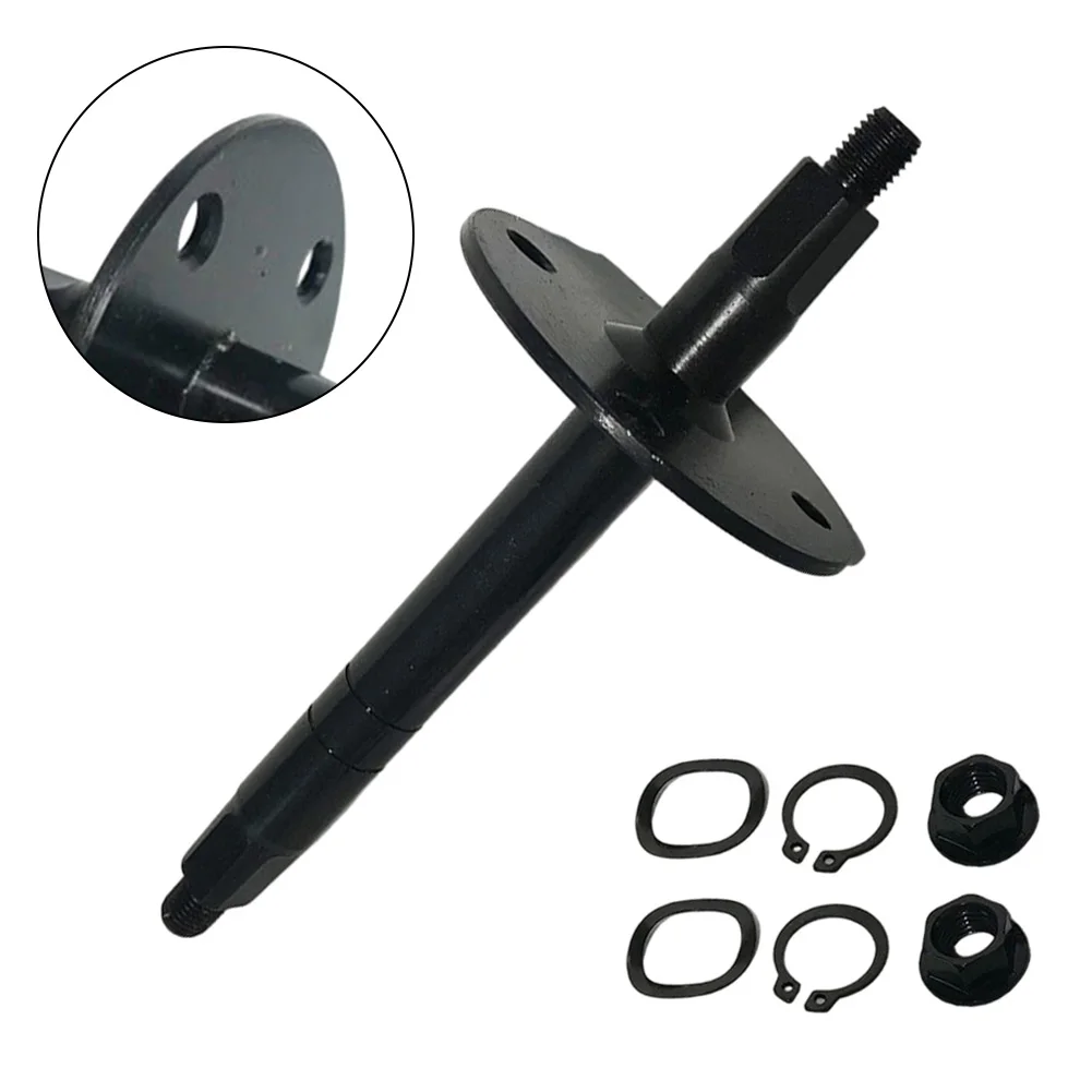 Exercise Bike Middle Wheel Axle Pedal 17/20x165/180mm Metal Wear-resistant Pedal Axle Dynamic Bicycle Wheel Axle Accessories