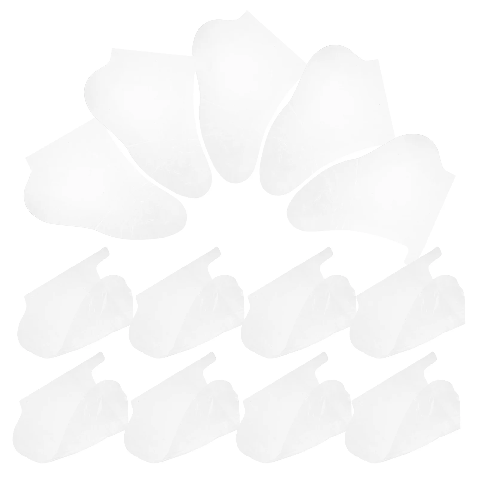 

100 Pcs Waterproof Foot Covers Gloves for Moisturizing Socks Booties Shoes Plastic Anti Slip Disposable Woman