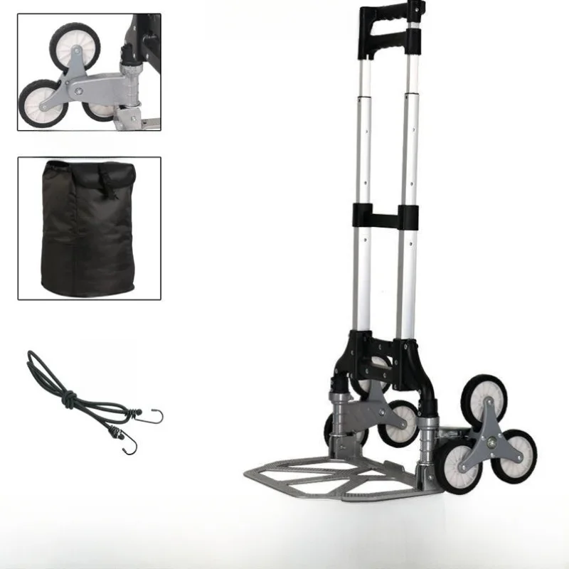 portable-folding-hand-pulled-cart-stair-climbing-shopping-cart-vegetable-buying-moving-tool-stainless-steel-retractable-handle