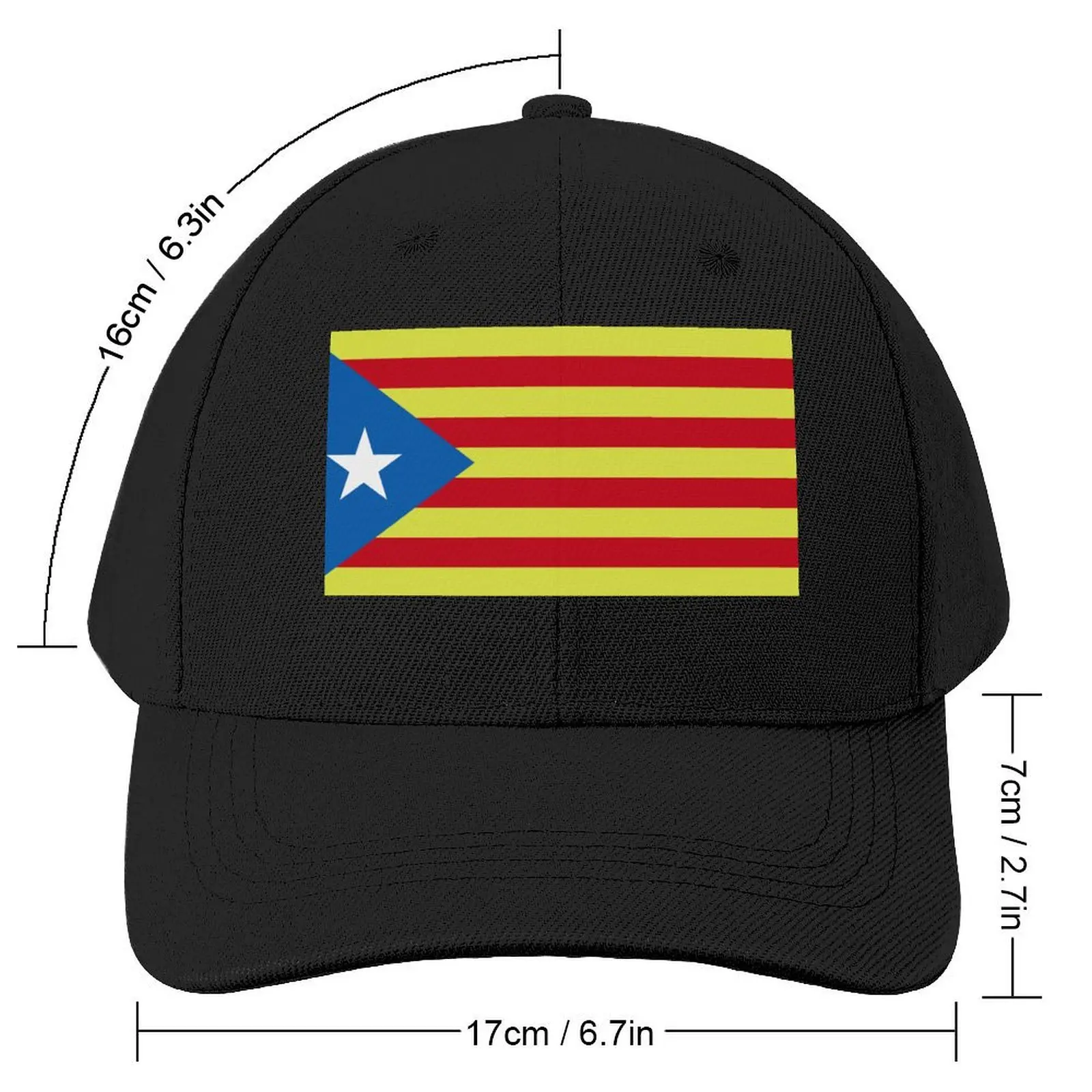 Catalan International Flag Baseball Cap Sunhat Military Tactical Cap dad hat Women Hats Men's