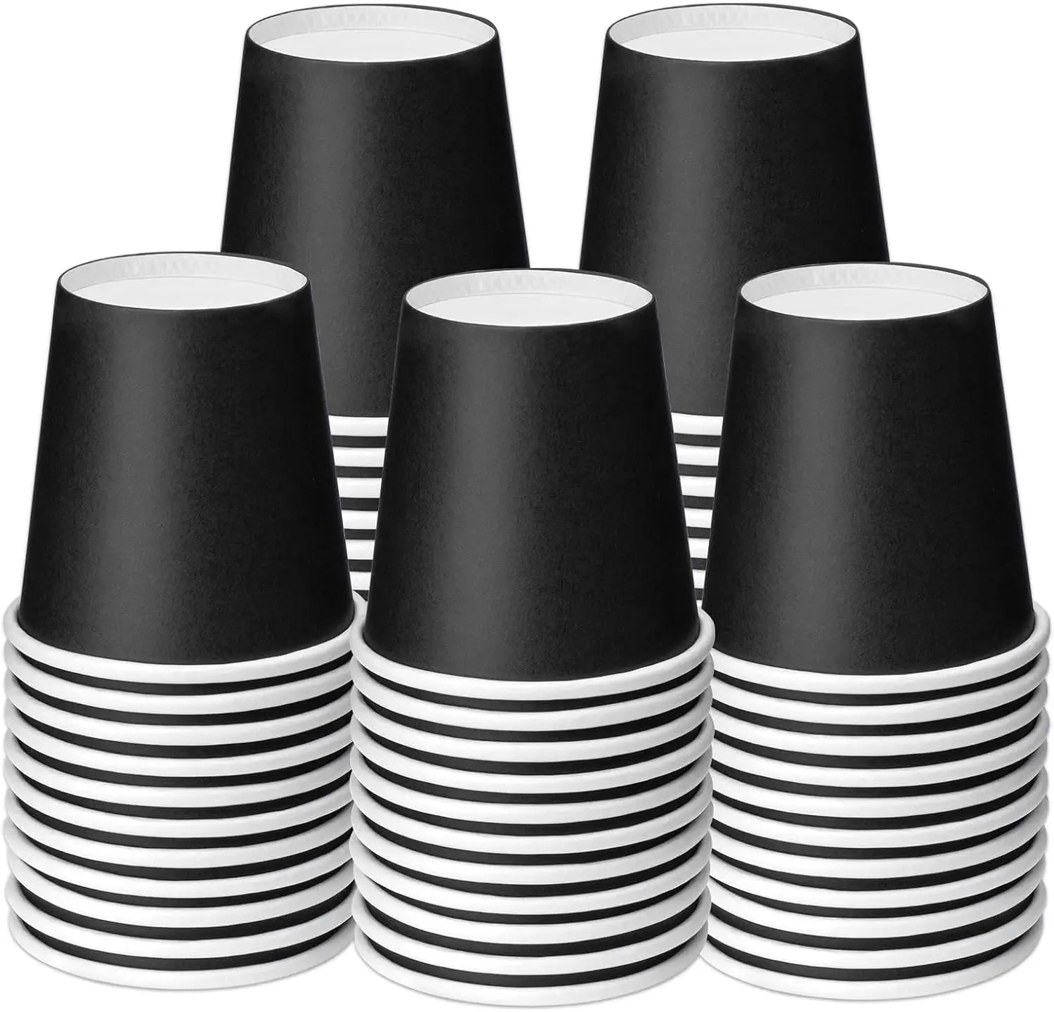 

50 Packs Disposable Mouthwash Cups, 3 oz Bathroom Paper Cups, Espresso Disposable Coffee Cups for Snack, Perfect for Party Suppl