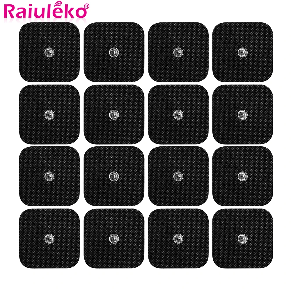 10/20Pcs 5x5cm Electrode Pads Patch Gel For Tens Massager Nerve Muscle Stimulator Physiotherapy Therapy Body Massager Sticker