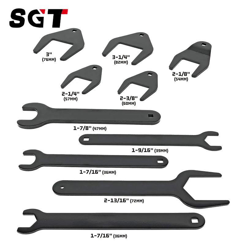 10 Piece Fan Clutch Wrench Master Set Automotive Tools Removal Tool Kit Car Repair Tools