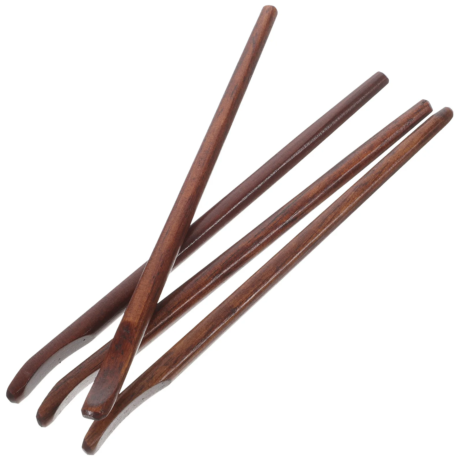 

4Pcs Coffee Stir Sticks Wooden Beverage Stirrers Smooth Comfortable Hold for Daily Use Special Occasions Mixing