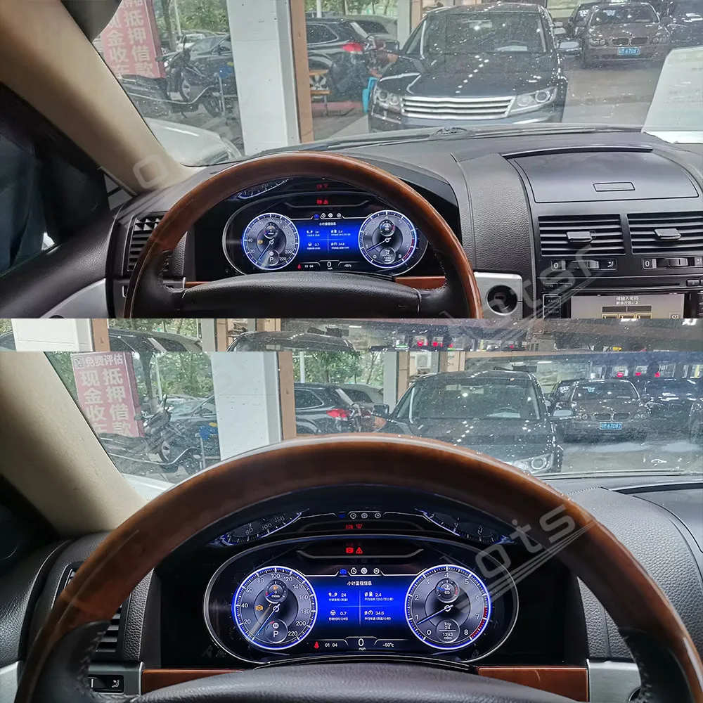 

Цифровая LCD-панель приборов для Volkswagen Touareg 2003-2010, виртуальный кокпит, автоматический спидометр, AI-экран, DSP