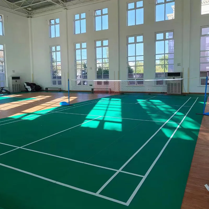 Beable BWF Approved Badminton Tennis Court Sports Flooring Mat For School Club International Competitions Use