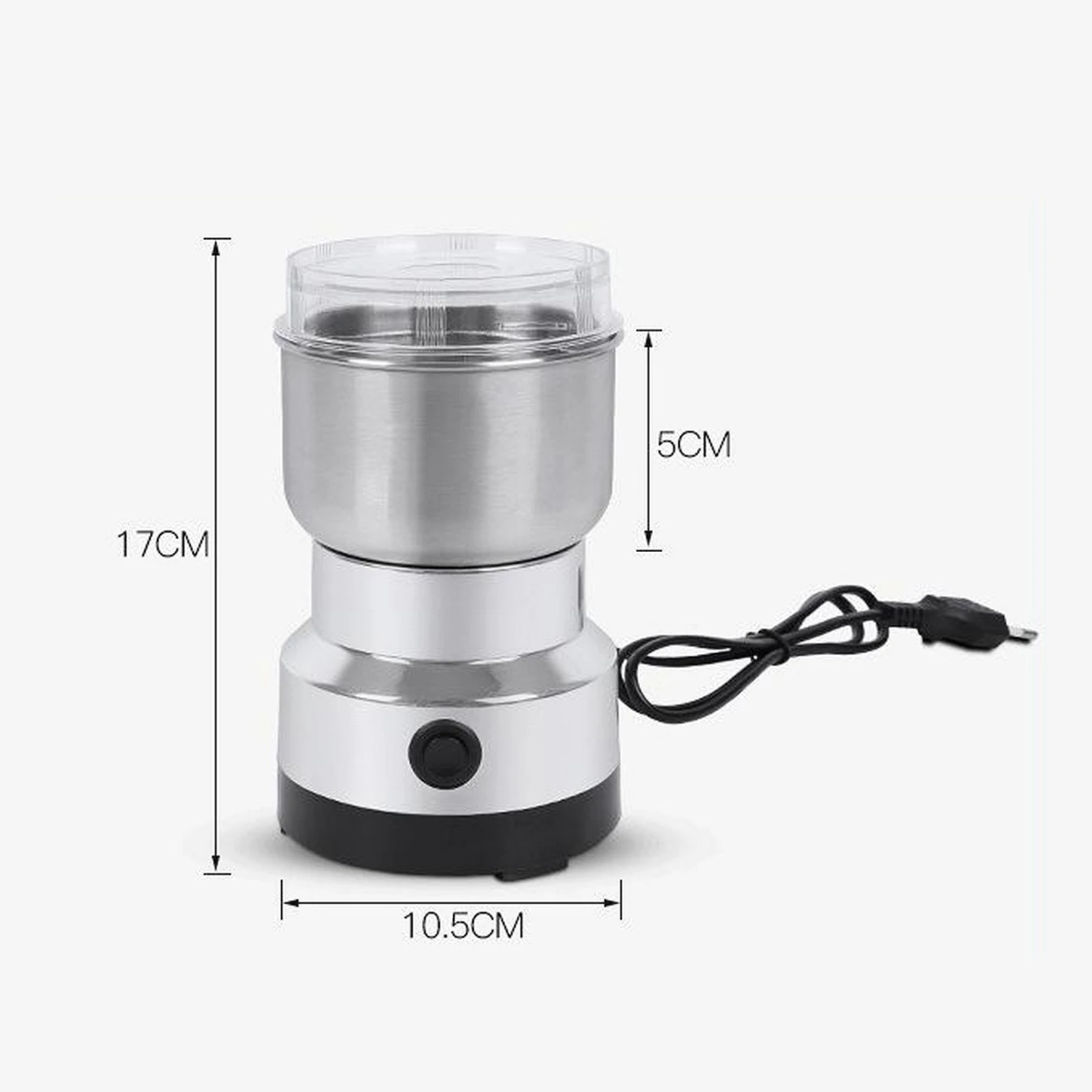 Molinillo Eléctrico de acero inoxidable, molinillo de especias, pimienta, hierbas, alimentos, café, sal, pimienta, utensilios de cocina