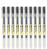 10/5pcs Set MUJIs Gel Pen 0.38/0.5mm Ink BallPoint Pen Japan Style Black/Blue/Red  School Office Exam Signature Stationery