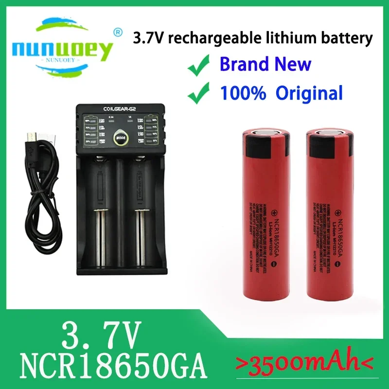 

2025100%Original NCR 18650GA 30A discharge 3.7V 3500mAh 18650 rechargeable battery toy flashlight lithium battery