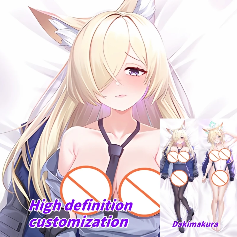 

Dakimakura Anime Blue Archive Kanna Double-sided Print Life-size Body Pillow Cover Bedding Gifts