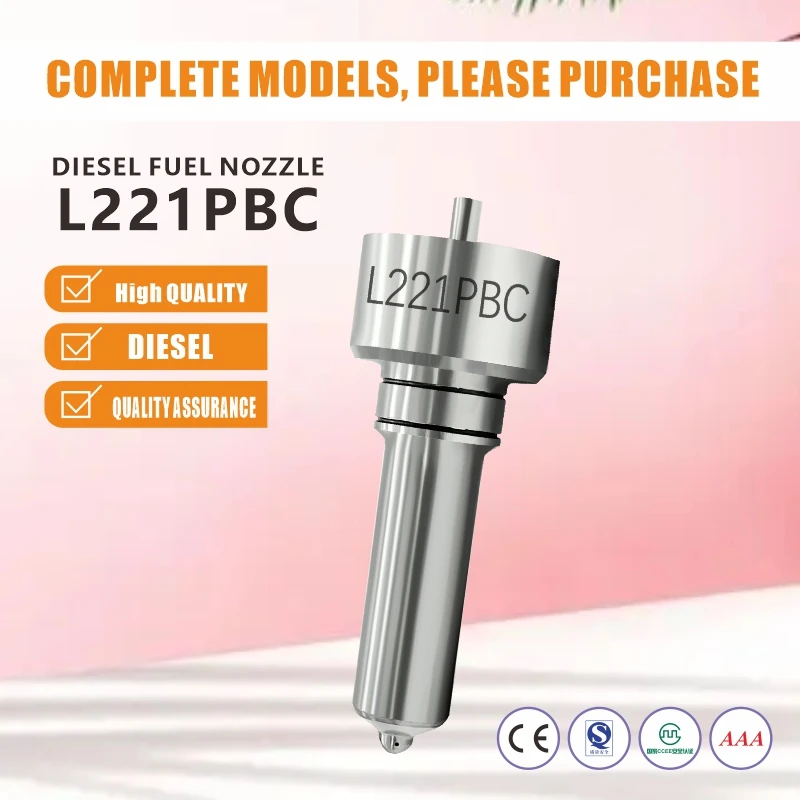 L221PBC Euro III Common Rail Diesel Engine Nozzle High-Pressure Fuel Injection Engine Accessories For Delphi BEBE4C00001 LH3142
