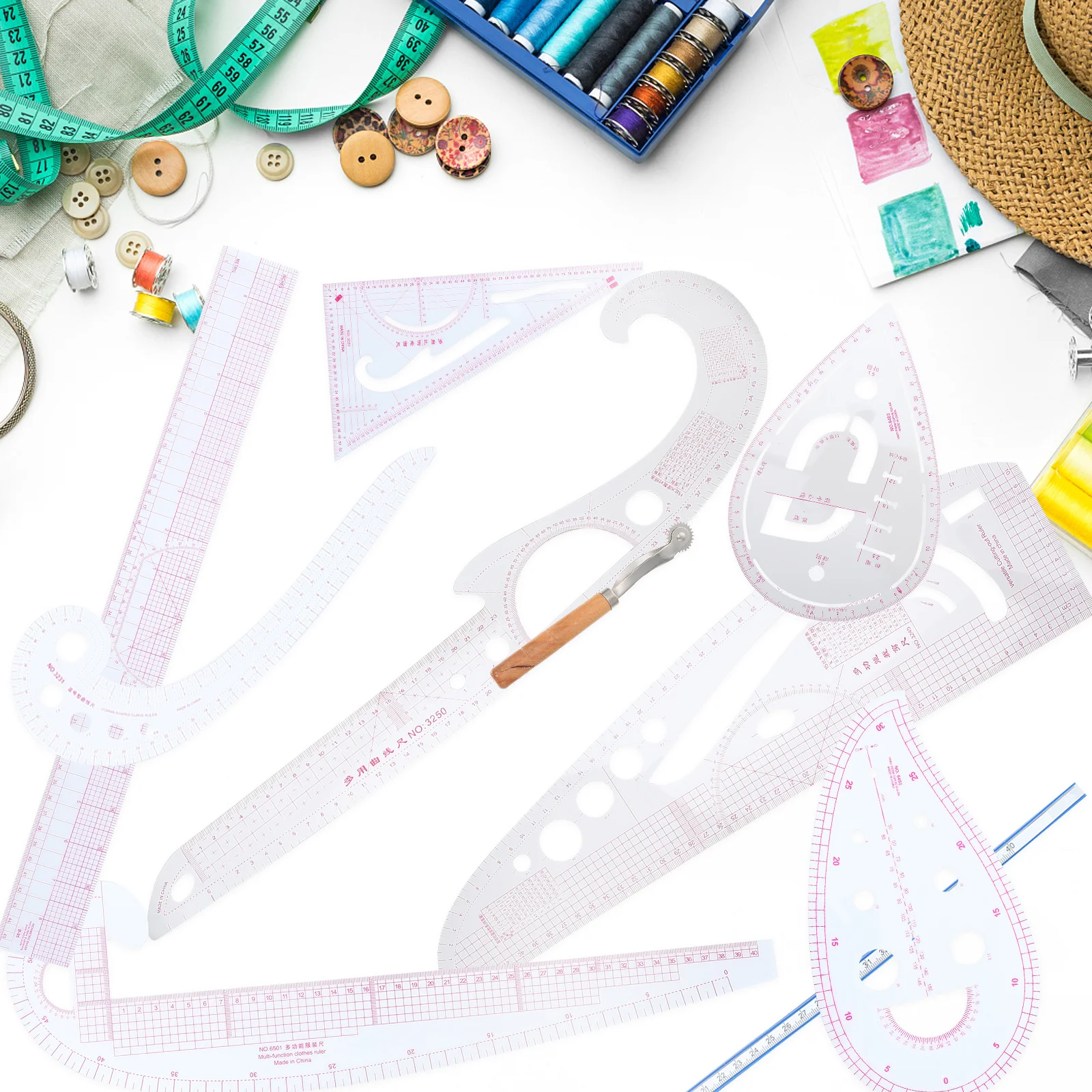 

Suit Plate Making Ruler Tailor Dressmaking Rulers Fashion Design Sewing Template
