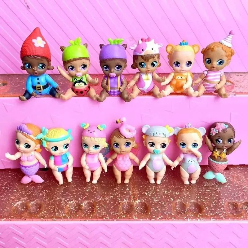 MINISO Surprise Gift Series Random 5 To 10pcs Doll Mini Cute Puzzle Role Play Cross Dress Kawaii Collection Toy