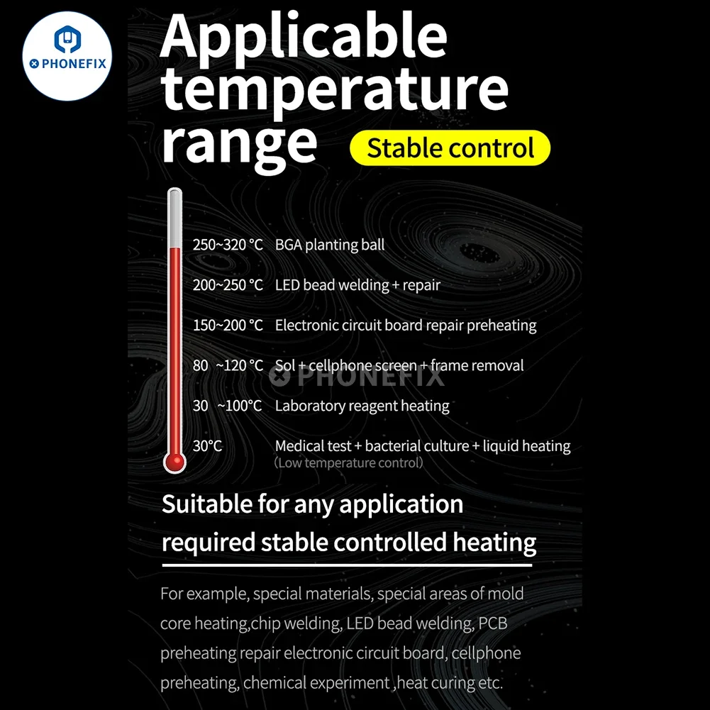 Imagem -06 - Tabela de Temperatura Constante para Telefone Screen Frame Remoção Mecânico Ht10 Cnc Circuit Board Liquid Repair Tool